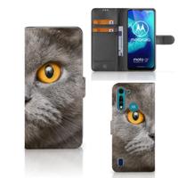 Telefoonhoesje | Met pasjeshouder | Motorola G8 Power Lite Britse Korthaar