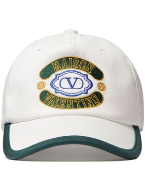 Valentino Garavani casquette à logo brodé - Blanc