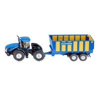 Siku 1947 new holland tractor met hooiwagen 1:50