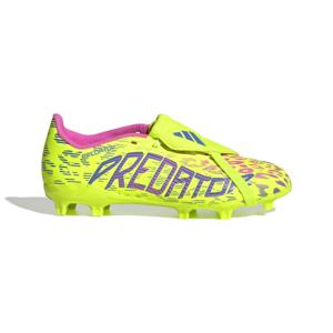 adidas Predator League FT Gras Voetbalschoenen (FG) Kids Neongeel Blauw Roze