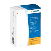 Frankeeretiket herma 4321 dubbel 140x50mm 500st
