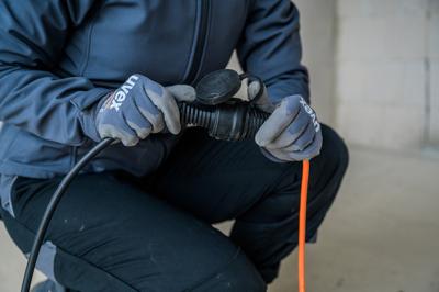 Brennenstuhl 1169960 power uitbreiding 5 m Buiten Zwart, Oranje