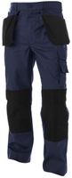 basicline broek seaton cementgrijs/zwart be 46 eu 52