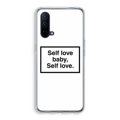 Self love: OnePlus Nord CE 5G Transparant Hoesje