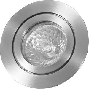 LED inbouwspot RVS vast rond Deluna 850.067