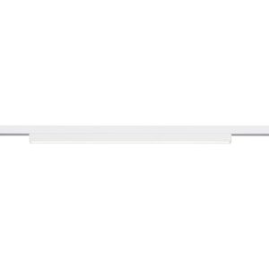 LED Railverlichting - Balk - Trion Dual Pany - 2 Fase - 6W - Warm Wit 3000K - Dimbaar - Mat Wit - Kunststof