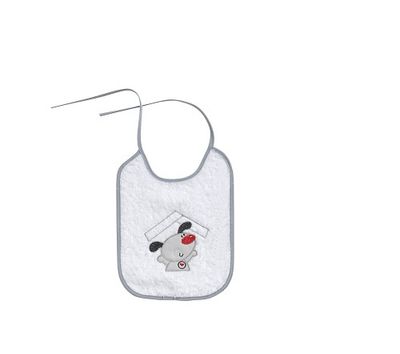 Interbaby slabbetje Hond junior 25 x 20 cm katoen Interbaby slabbetje Hond junior 25 x 20 cm katoen