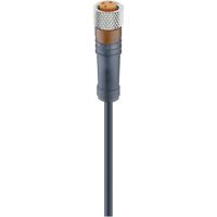 Lumberg Automation 18213-1 Sensor/actuator connector, geassembleerd M8 Aantal polen: 4 Bus, recht 5.00 m 1 stuk(s)