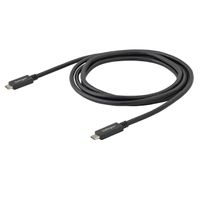 StarTech.com USB-C kabel met Power Delivery (3A) M/M 2 m USB 3.0 USB-IF gecertificeerd - thumbnail