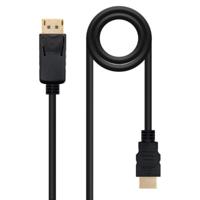 Adapter DisplayPort naar HDMI NANOCABLE 10.15.430 Zwart - Maat: 3 m