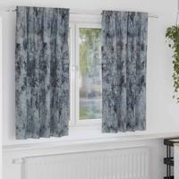 VidaXL Velvet gordijnen 2 pcs zilvergrijs 175 x 140 cm fluweel