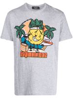 DSQUARED2 t-shirt à imprimé graphique - Gris - thumbnail