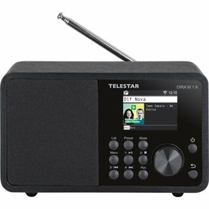 Telestar DIRA M 1 A Internetradio Internet, DAB+, VHF (FM) Bluetooth, USB, DLNA, WiFi, AUX, Internetradio Opnamefunctie, Geschikt voor DLNA, Incl.