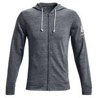 Heren Sportjas Under Armour Terry Zwart Donker grijs - Maat: M