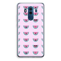 Smiley watermeloenprint: Huawei Mate 10 Pro Transparant Hoesje