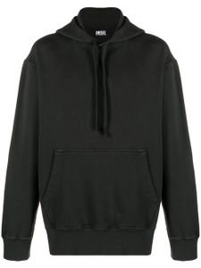 Diesel hoodie en coton à manches longues - Noir