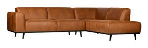 BePureHome Hoekbank 'Statement' Rechts, kleur Cognac