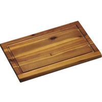 1x Rechthoekige acacia houten snijplanken 21 x 32 cm - Snijplanken - thumbnail