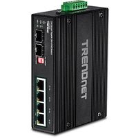 Trendnet TI-UPG62 netwerk-switch Unmanaged L2 Gigabit Ethernet (10/100/1000) Power over Ethernet (PoE) Zwart - thumbnail