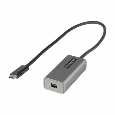 Adapter USB-C naar Mini DisplayPort Startech CDP2MDPEC Zwart/Gris