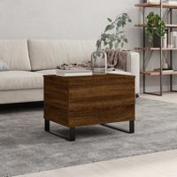 Salontafel 60x44,5x45 cm bewerkt hout bruineikenkleurig