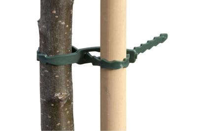 Universele bindband met rattenstaartsluting groen 23cm set a 30 stuks - Nature