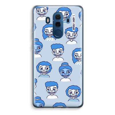Gezichtjes: Huawei Mate 10 Pro Transparant Hoesje