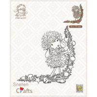 Nellie's Choice • little lammy clear stamps christmas decoration