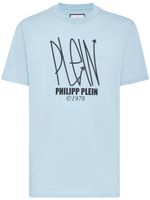 Philipp Plein t-shirt en coton à logo imprimé - Bleu - thumbnail