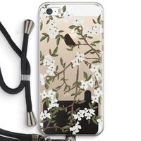 Blossoming spring: iPhone 5 / 5S / SE Transparant Hoesje met koord