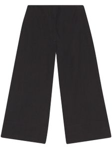 GANNI pantalon à coupe droite - Noir