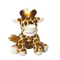 Pluche giraffe knuffel - 18.5 cm - giraffe knuffeldieren - polyester