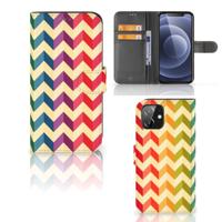 iPhone 12 | 12 Pro (6.1") | Telefoon Hoesje | Zigzag Multi Color