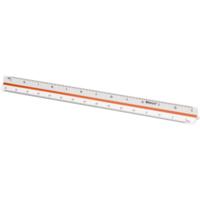 Westcott schaallat, 30 cm, 1:2,5; 1:5, 1:10; 1:20; 1:50 en 1:100