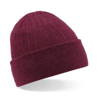 Thinsulate Wintermuts Beanie - Heren/Dames - 100% acryl wol - bordeaux rood