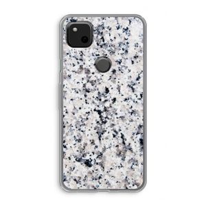 Gespikkelde marmer: Google Pixel 4a Transparant Hoesje
