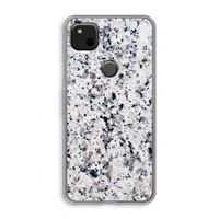 Gespikkelde marmer: Google Pixel 4a Transparant Hoesje