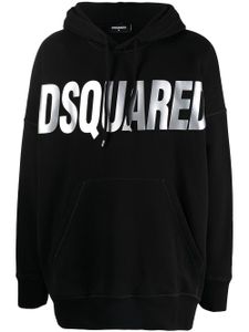 DSQUARED2 hoodie à logo imprimé - Noir