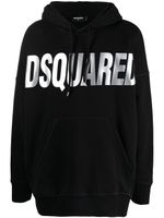 DSQUARED2 hoodie à logo imprimé - Noir - thumbnail