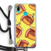 Hamburger: Huawei P Smart (2019) Transparant Hoesje met koord