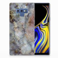 Samsung Galaxy Note 9 | TPU | Siliconen hoesje | Marmer Grijs