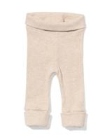 HEMA Newborn meegroei legging LENZING™ ECOVERO™ rib zand (zand)