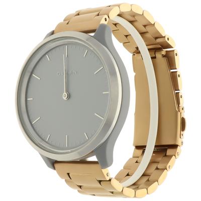 Garmin Vivoactive / Vivomove Kralen Stalen Schakel Band - Goud Garmin Vivoactive / Vivomove Kralen Stalen Schakel Band - Goud