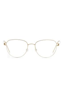 Lindberg lunettes de vue à monture ronde - Or
