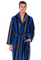 Luxe kamerjas strepen - katoenen badjas heren-s/m