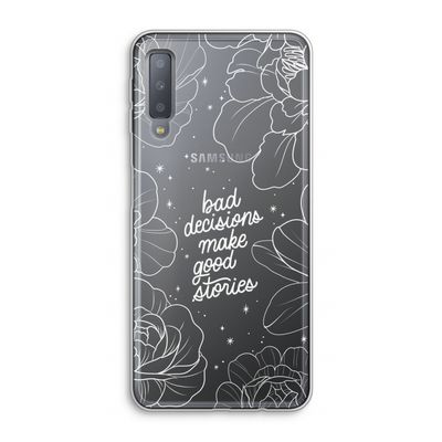 Good stories: Samsung Galaxy A7 (2018) Transparant Hoesje