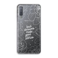 Good stories: Samsung Galaxy A7 (2018) Transparant Hoesje