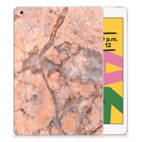 Apple iPad 10.2 | iPad 10.2 (2020) | 10.2 (2021) Tablet Back Cover Marmer Oranje
