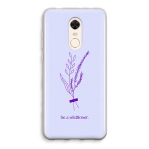 Be a wildflower: Xiaomi Redmi 5 Transparant Hoesje