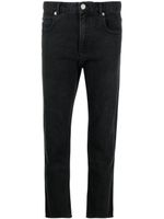 MARANT ÉTOILE pantalon slim à taille mi-haute - Noir